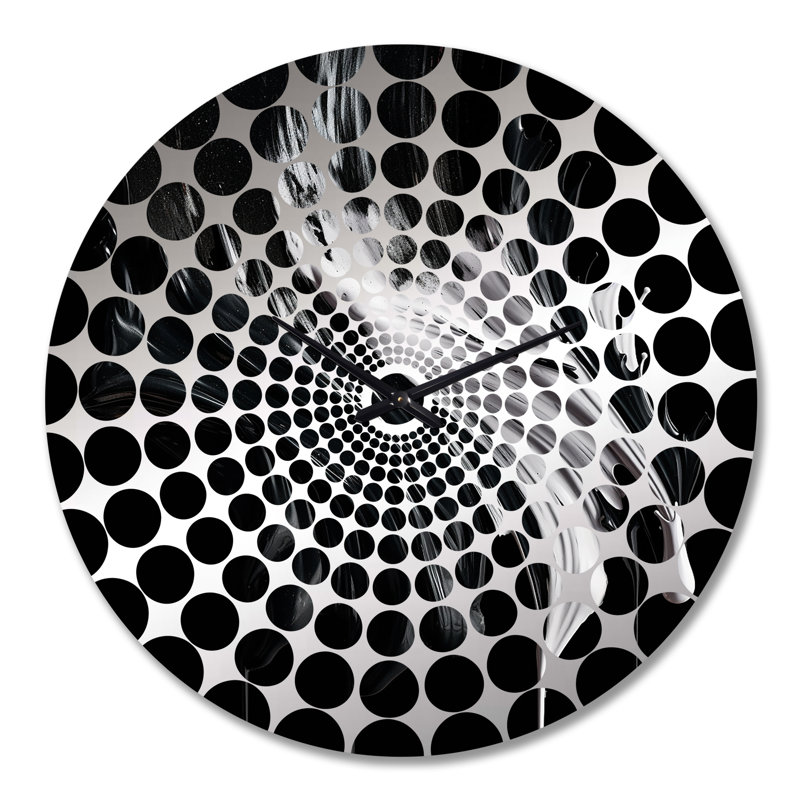 Adrika - Horloge murale géométrique abstraite, Grand