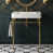 30" Gold Leg with White Sink sélectionné