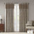 Jacquard Curtain Panel Pair(2 Pcs Window Panels)