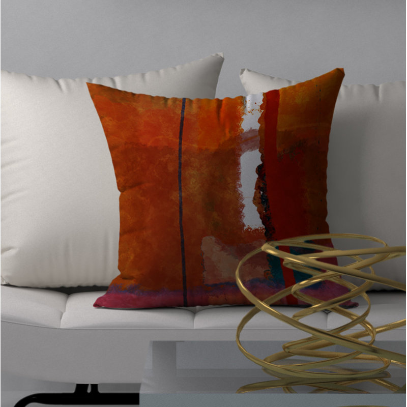 Housse de coussin carrée et insert, 24 po x 24 po
