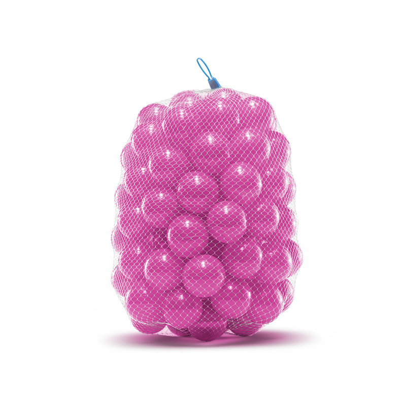 Machrus Upper Bounce Crush Proof Plastic Trampoline Pit Balls, 500, Pink