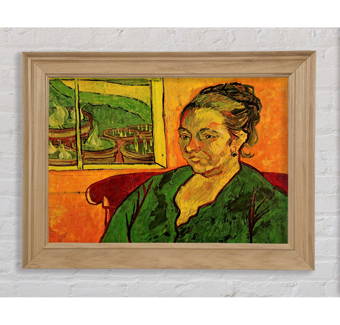 Van Gogh Porträt von Madame Augustine Roulin - Einzelner Bilderrahmen Kunstdrucke