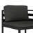 27.6" Wide Square Patio Sofa with Cushions