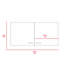 Armoire murale Toran, deux tablettes, porte double-1380257935