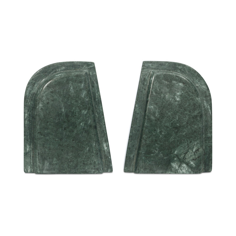 Zane Marble Bookends-Set Of 2