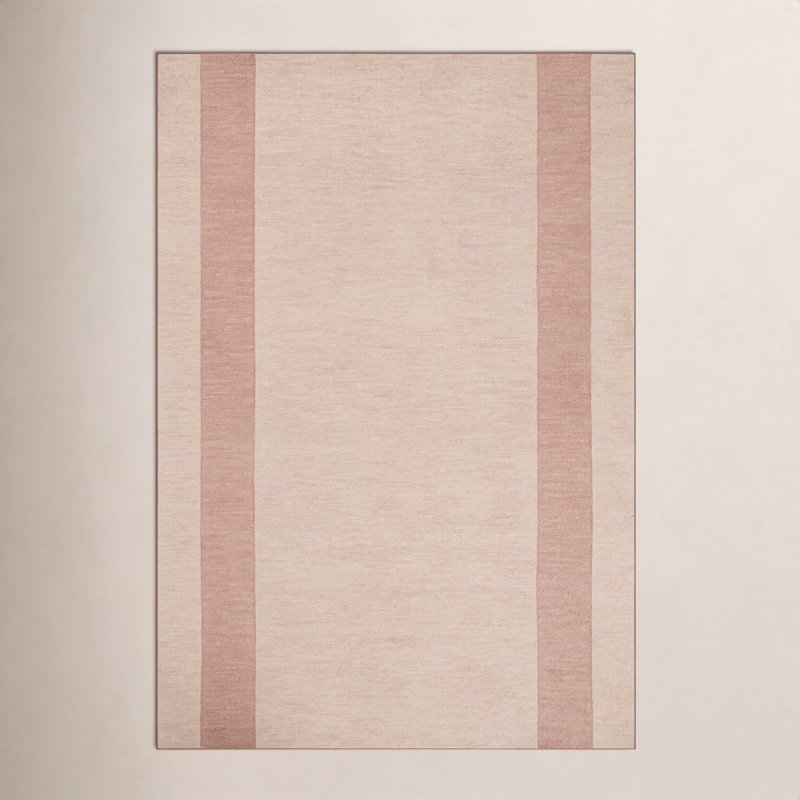 Tapis rosé / rose Leanne Ford x Loloi Craven, Rectangle 8 pi 6 po x 11 pi 6 po