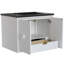 Ensemble de meuble-lavabo mural simple 31 po Crumley-681647638-681647629