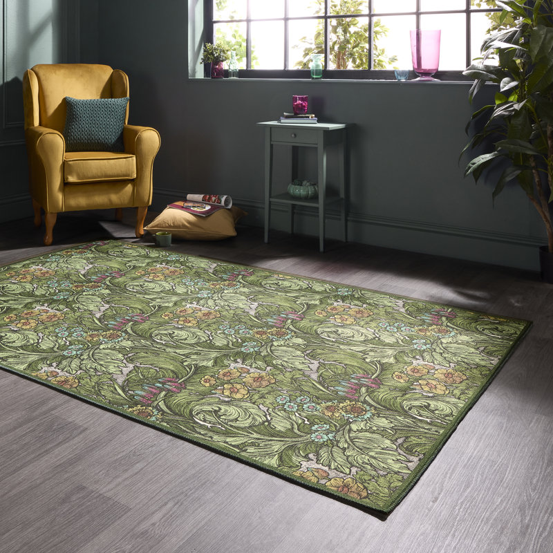 Geometric Digitally Printed 100% Polyester Area Rug, Runner 61 x 230 cm