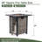 28" Propane Gas Fire Pit Table