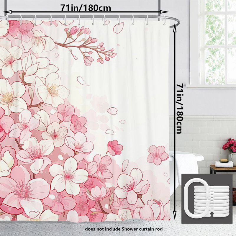 Rideau de douche en polyester