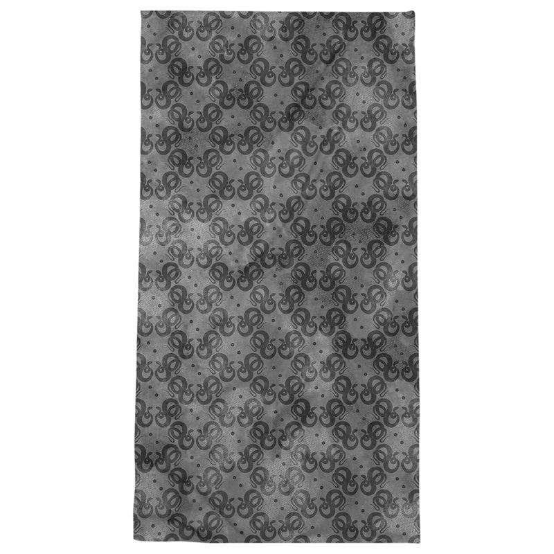 Serviette de bain serpents, Noir