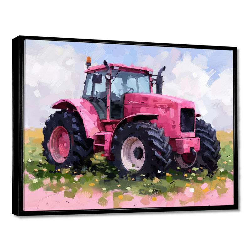 Filomena - décoration murale campagne, Toile avec cadre flottant noir, H 12 po x l 20 po x P 1 po