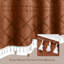 Shorey Geometric Tassel Shower Curtain with Liner Included-683121992-708947683