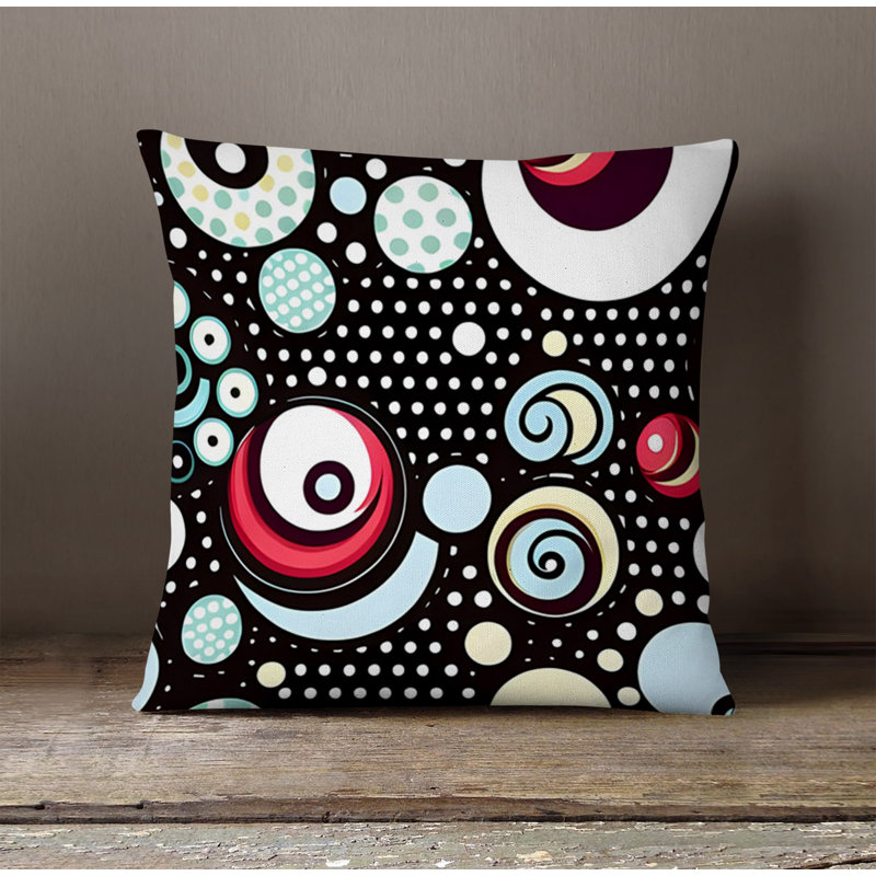 Throw Pillow, 16"H x 16"W, Pillow Cover Only - No Insert