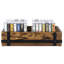Rangement pour cassettes audio en bois massif