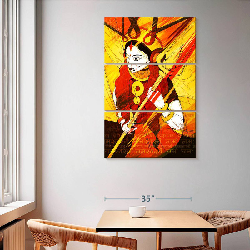 Adella Durga Abstract, 65" H x 42" W