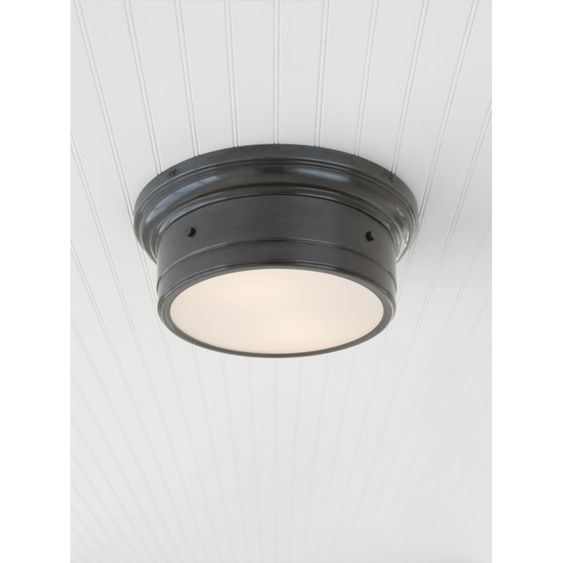 Siena Small Flush Mount, Bronze, 4.5" H x 12" W x 12" D