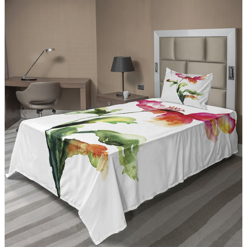 Microfiber Sheet Set, Twin Sheet Set + Fitted Sheet + 1 Pillowcase