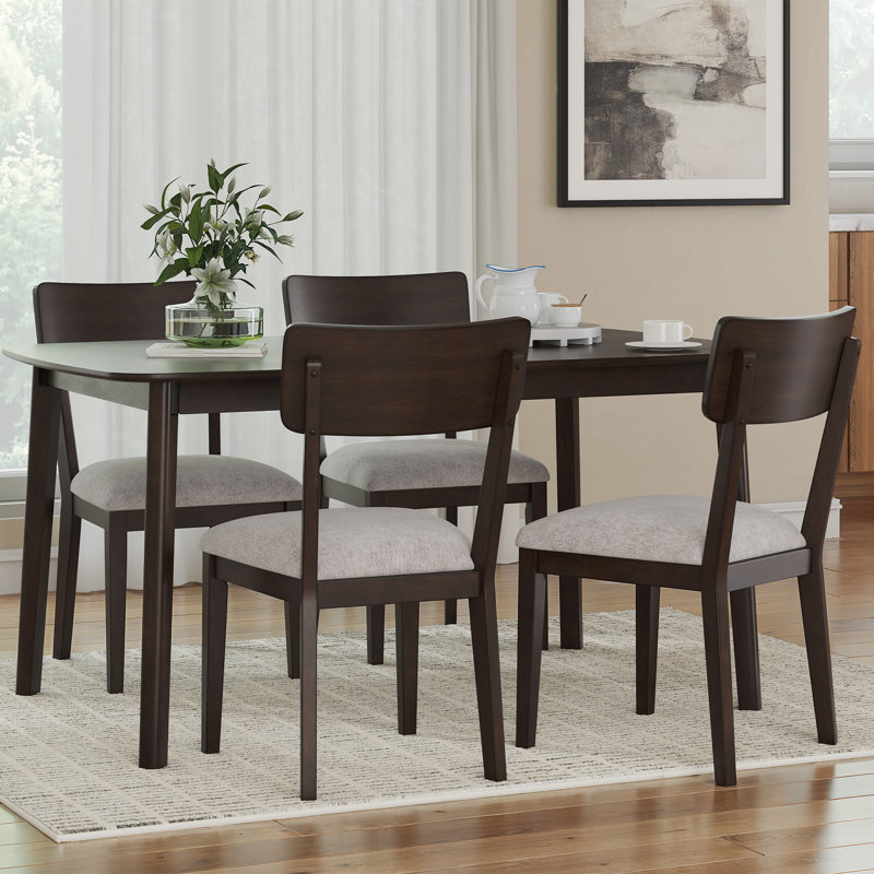 Duley Dining Table And 4 Chairs (Set Of 5)