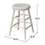 Tabouret tournant et court Bailey-Mai-969824645