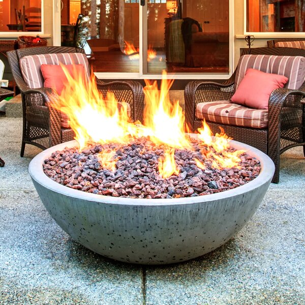 One Stop Outdoor Concrete Natural Gas Outdoor Fire Pit | Wayfair