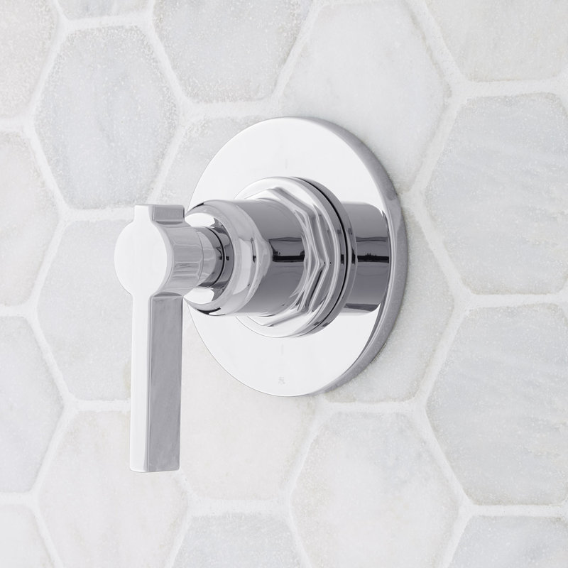 Greyfield Inverseur de douche mural avec valve, Chrome