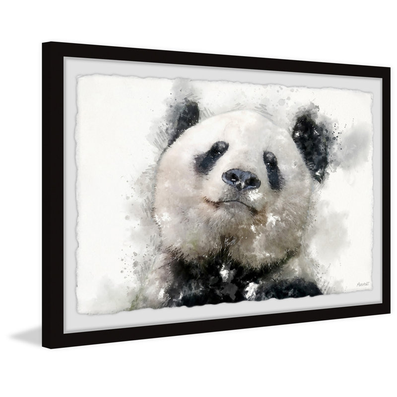 Be A Panda by Marmont Hill - Single Picture Frame Painting, 20cm H x 30cm W