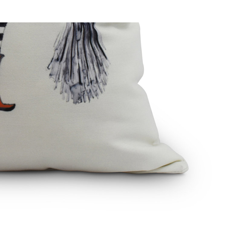 Witches Brew Esmeralda Decorative Square Throw Pillow, White, 26" x 26"