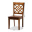 Chaise d'appoint en bois massif Annorah-749472367