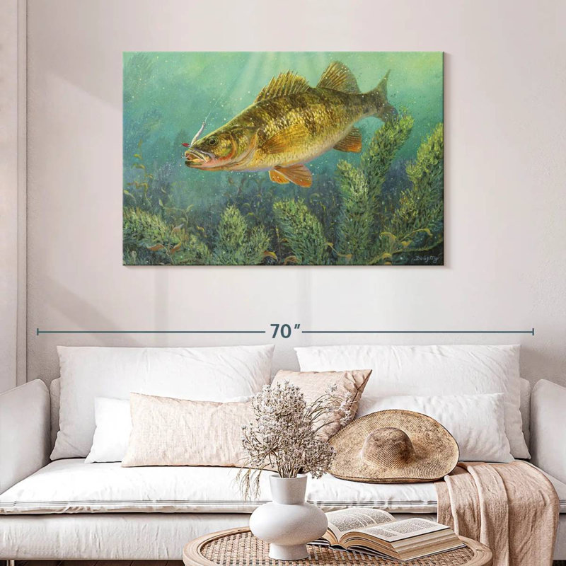 Brampt Perch Fish, 30" H x 45" W
