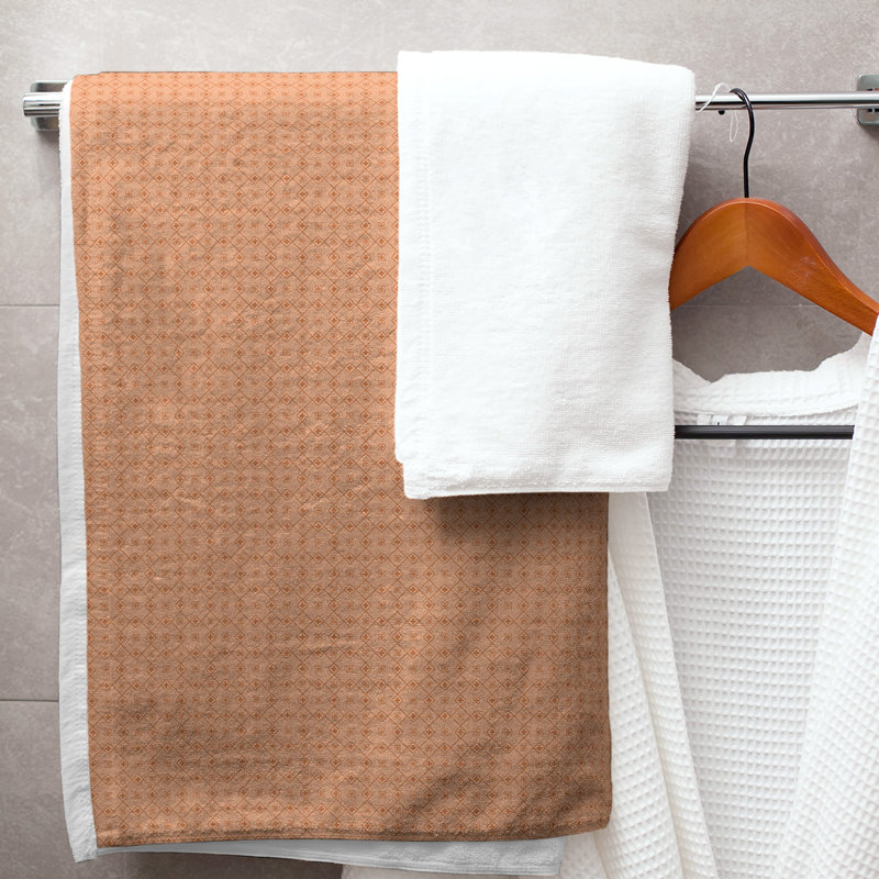 Katelyn Elizabeth Bath Towel, Light Orange