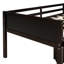 Lit mezzanine simple en couleur. Deux boîtes de rangement disponibles. Structure en bois de pin durable. Escalade et aventure en corde. Double tableau noir Imaginative Play. Glissoire pour évacuation rapide avec rangement. Solide-1858615053
