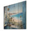«California Shoreline Window View I» - fenêtres côtières sur bois-617976071