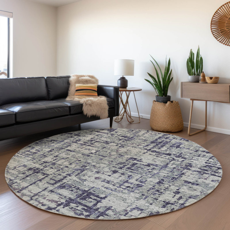  Hintzen Outdoor Rug, Round 8'