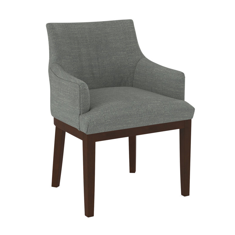 19'' H Upholstered Armchair, Pecan, 61492-88