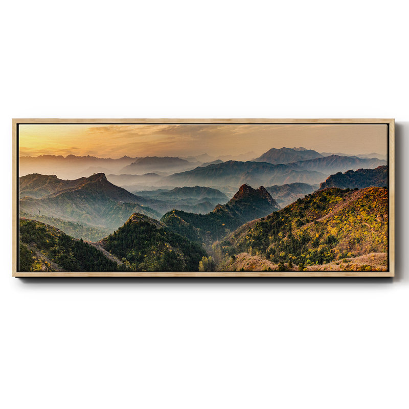 Jinshanling Mountains- Framed Canvas
