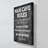 "Man Cave Rules" by CAD Designs Print on Canvas-1022131774