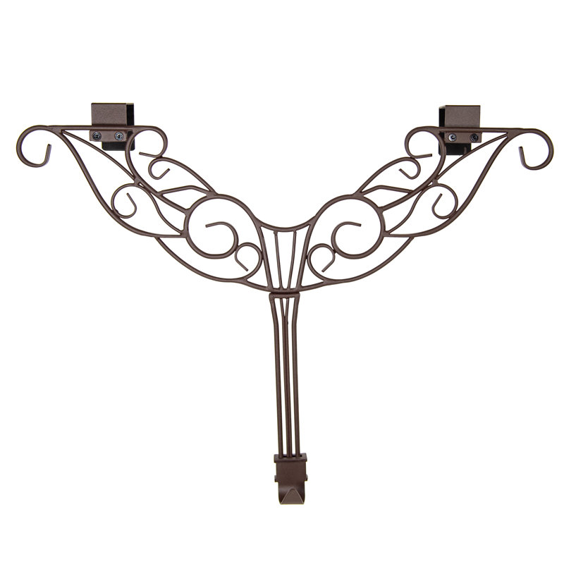 Cintres de porte d'entrée avant, Brun, H 12,5 po x l 24 po x P 1,75 po