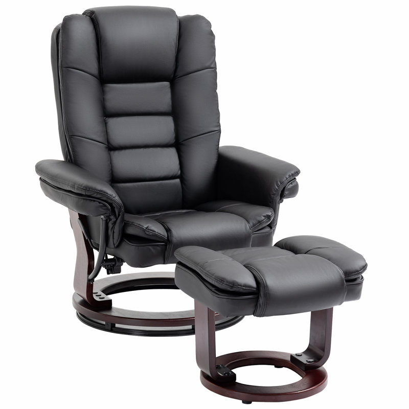 Plemmons 79cm Wide Glider Standard Recliner, Black