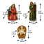 Crèche de Noël en résine 6 po-745528183