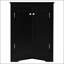 Armoire de rangement triangulaire pour salle de bain avec tablettes réglables-2042534912