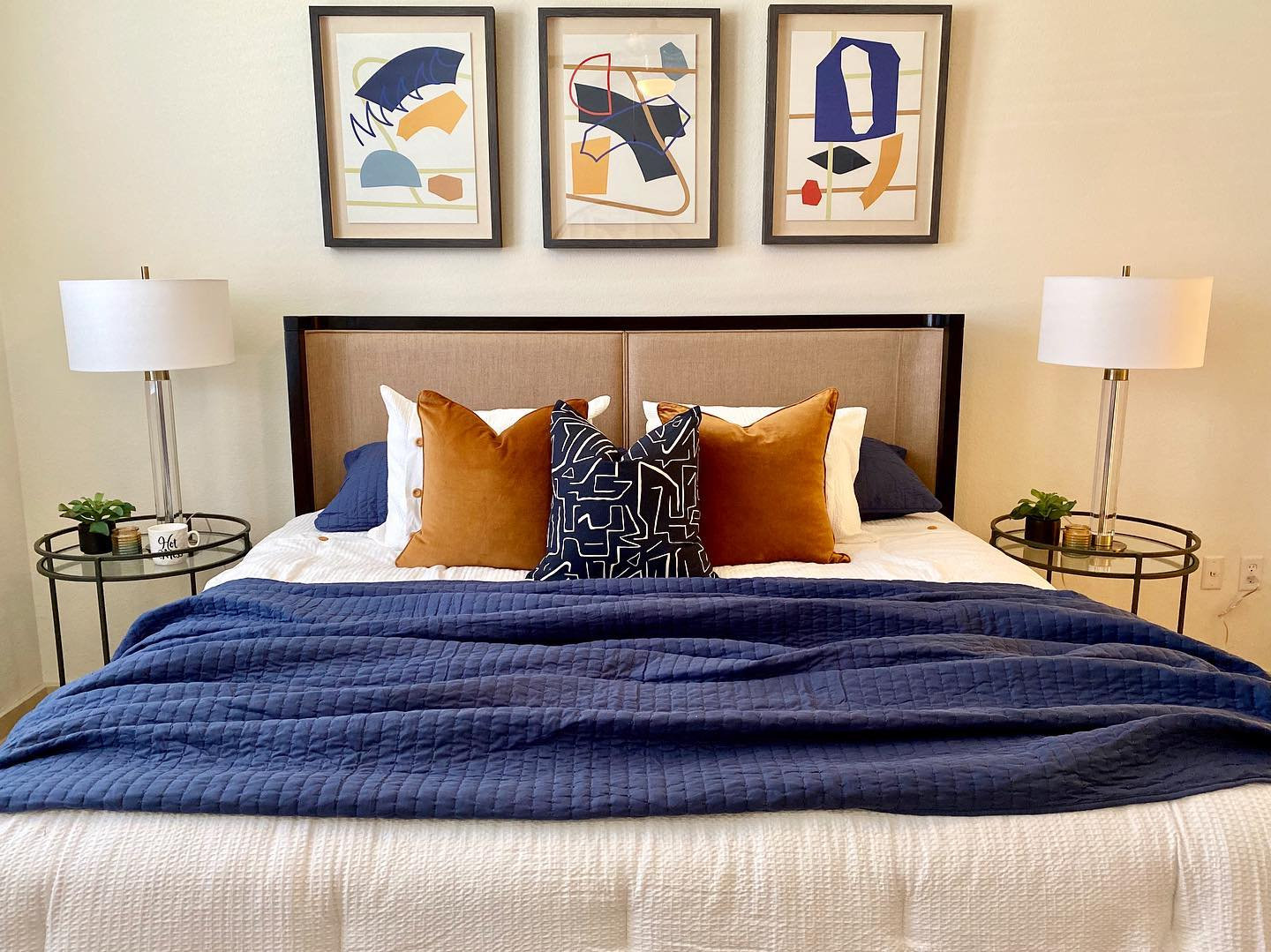 Safflower Ally Throw Pillow, Slate Blue, Pillow Cover Only - No Insert