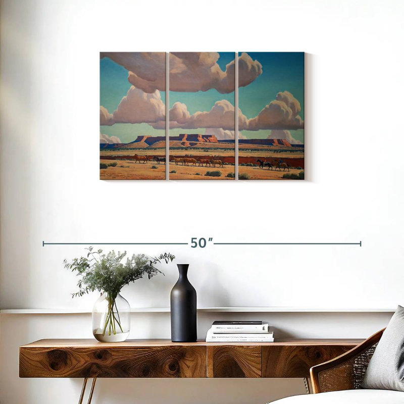 Lelar au large des Terres Navajo, H 20 po x l 33 po