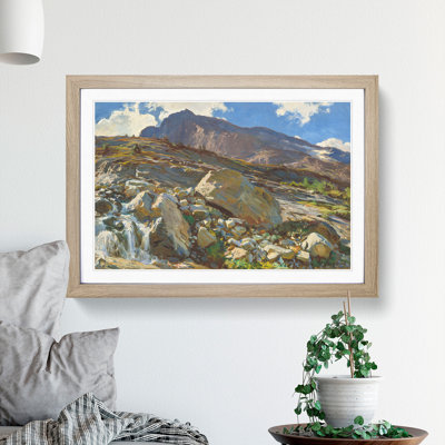 Simplon Pass by John Singer Sargent - Picture Frame Painting