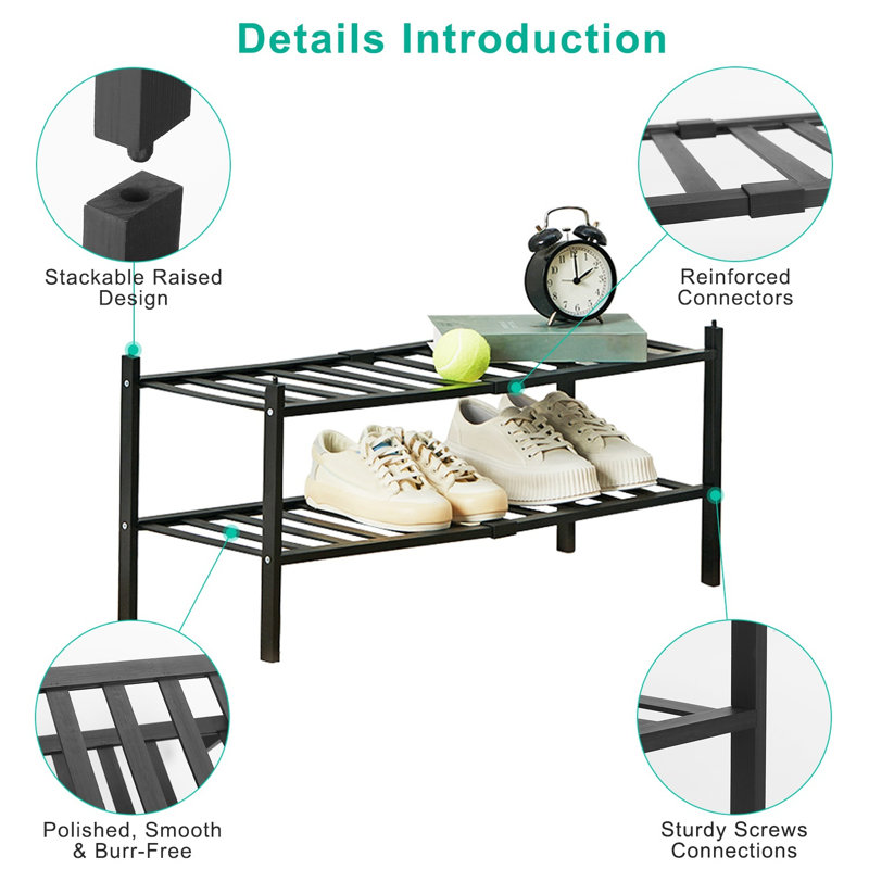 8 Pair Shoe Rack