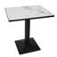 Marble Top Dining Table with Iron Base-1269582684