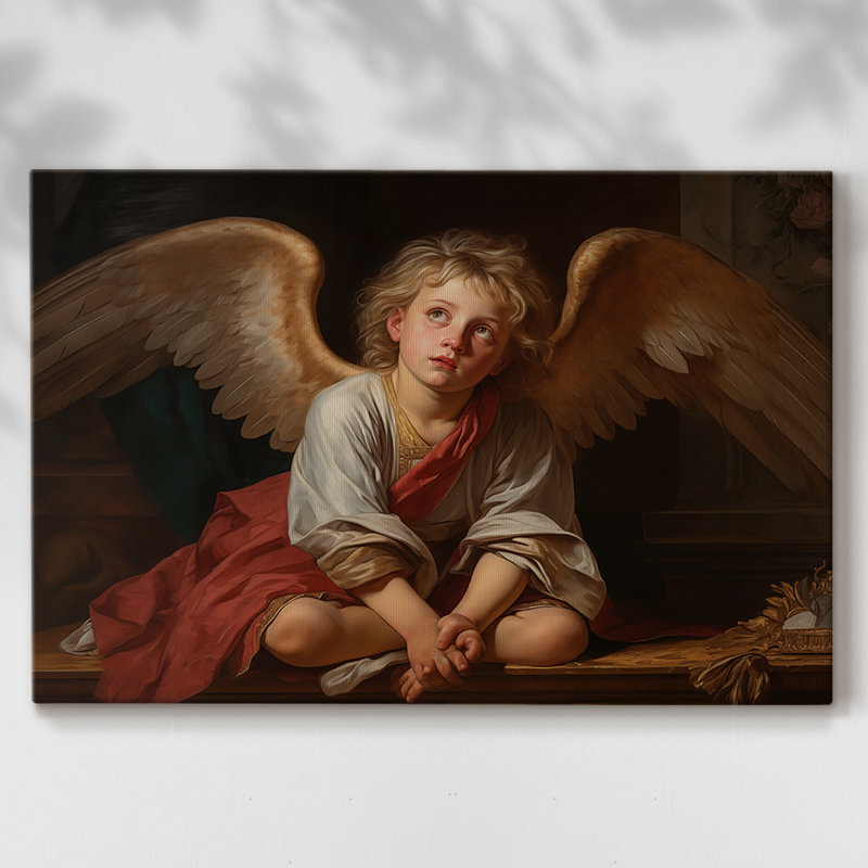 Angels From Above-LXV III - Gala Cavas, 8 x 12