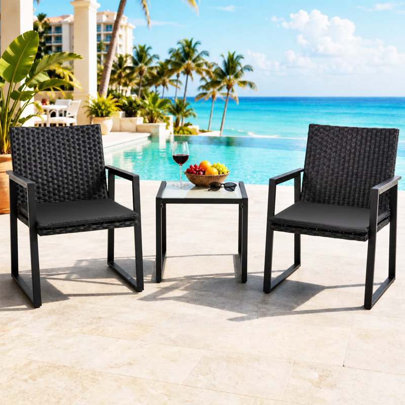 Ermanno 2 - Person Seating Group with Cushions