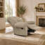 Fauteuil inclinable manuel avec repose-pieds rembourré-1908087726