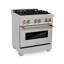 Cuisinière à double carburant ZLINE Autograph Edition 30 po Legacy-88587412